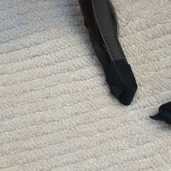 1pc non slip wide brimmed braid wig new cut hair hoop Dark brown - Picture 5 of 6